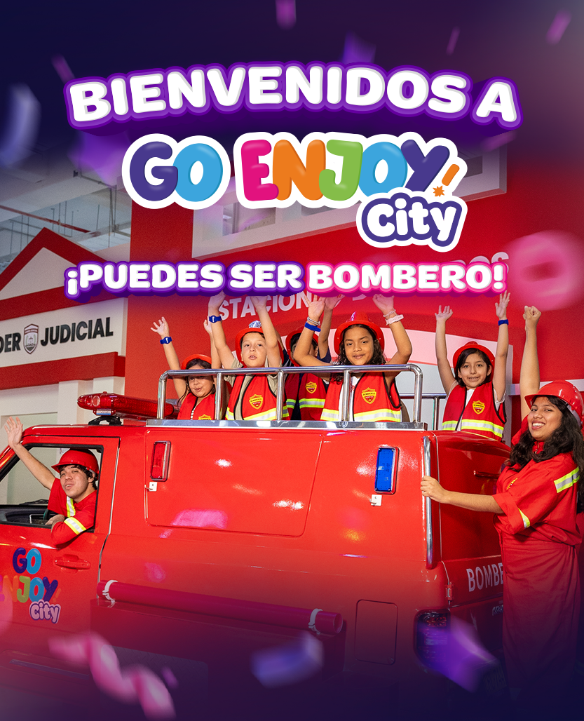 Experiencia de bomberos para niños en Go Enjoy City